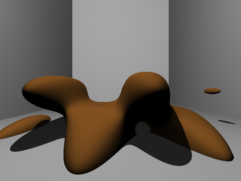 More complex shapes can be modelled too.